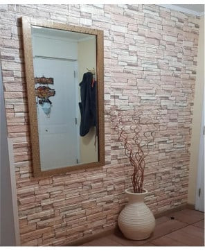 2.9 Lei Buc, Set 100 X Tapet Autoadeziv Cu Aspect Piatra Naturala -Rezistent La Apa-Spalare Usoara