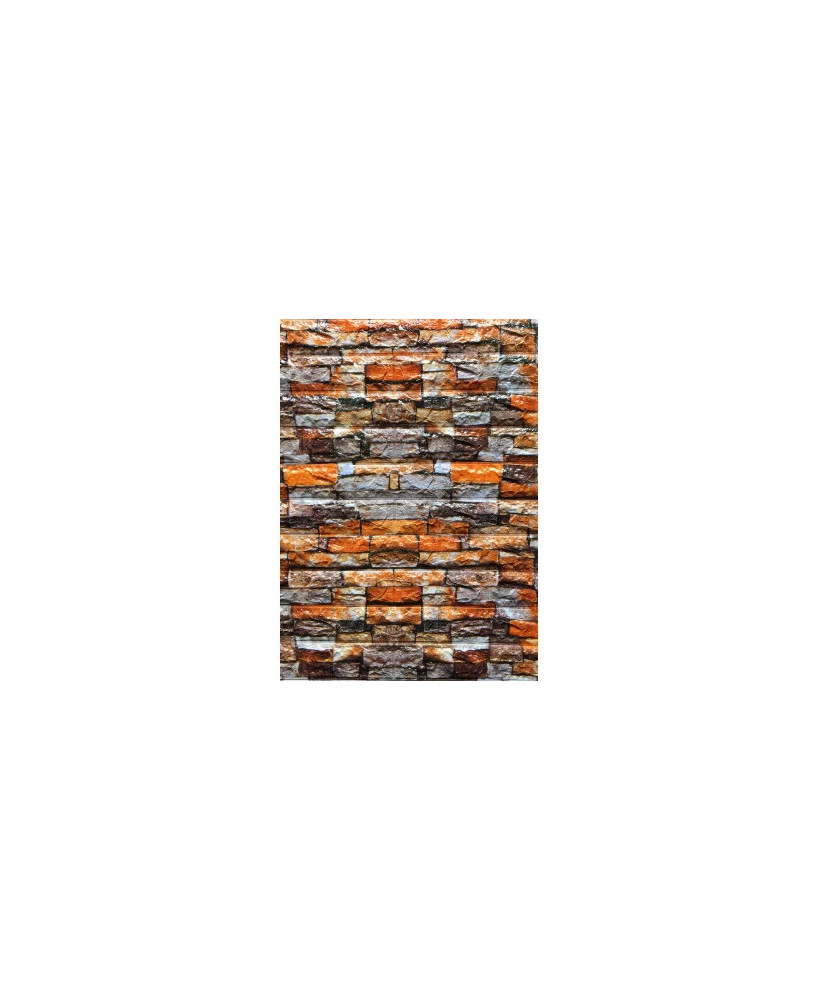 2 lei Buc /Set 100 Panou De Perete 3D Autoadeziv Din Spuma Moale 5mm Grosime