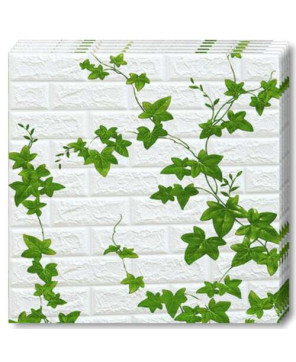 2 lei Buc /Set 100 Panou De Perete 3D Autoadeziv Din Spuma Moale 5mm Grosime