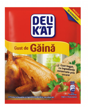 DeliKat -500 Gr- Gust de Gaina Baza pentru Mancare