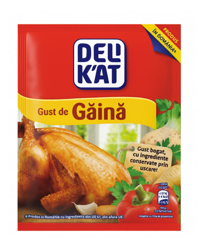 DeliKat -500 Gr- Gust de Gaina Baza pentru Mancare