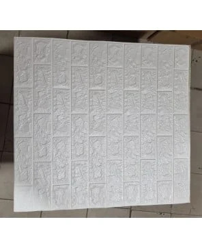 1.5lei Buc /Set 100 Panou De Perete 3D Autoadeziv Din Spuma Moale X5mm Grosime