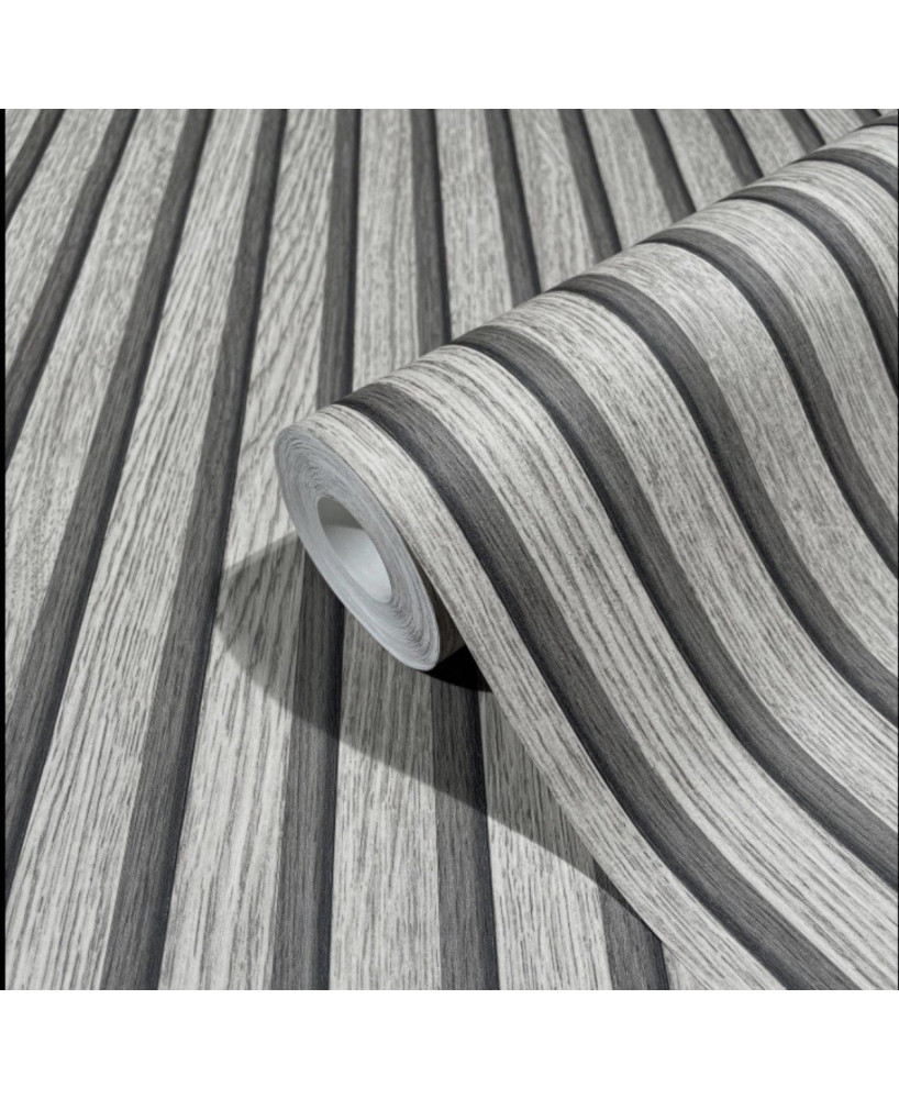 Tapet Riflaj Lemn Natural10 Metri X45 Cm -Rezistent La Apa-Spalare Usoara