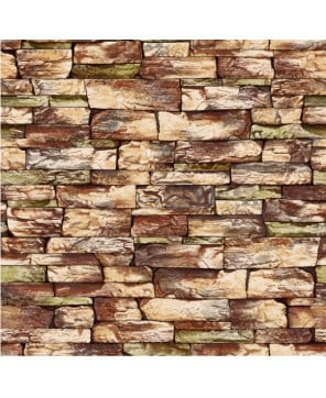 Tapet Autoadeziv Cu Aspect De Piatra Naturala10 Metri X45 Cm -Rezistent La Apa-Spalare Usoara